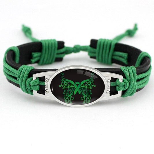 Cerebral Palsy Awareness Hope Ribbon Bracelets