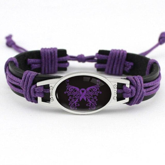 Fibromyalgia Lupus Awareness Bracelet