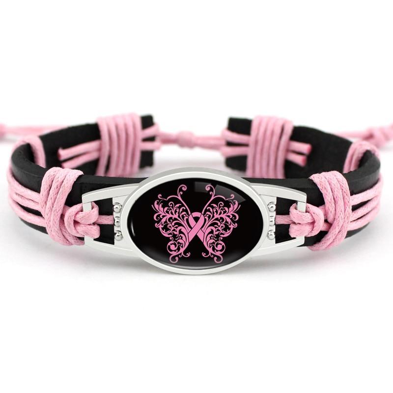 Breast Cancer Mastectomy DIEP awareness bracelet