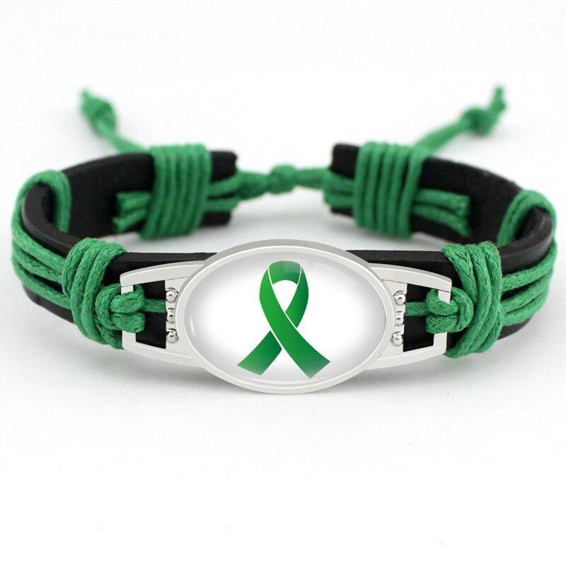 Cerebral Palsy Awareness Hope Ribbon Bracelets